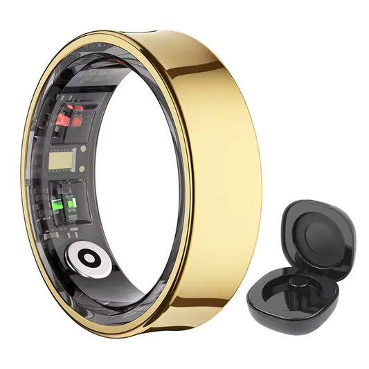 Smart Ring for Men & Women – Body Temperature, Sleep & Health Monitor | Compatible with iOS & Android